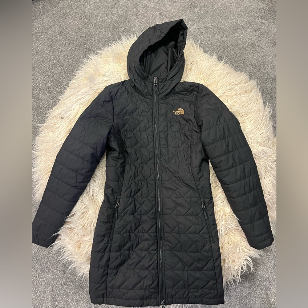 Women’s extra small black The North Face long Jacket
